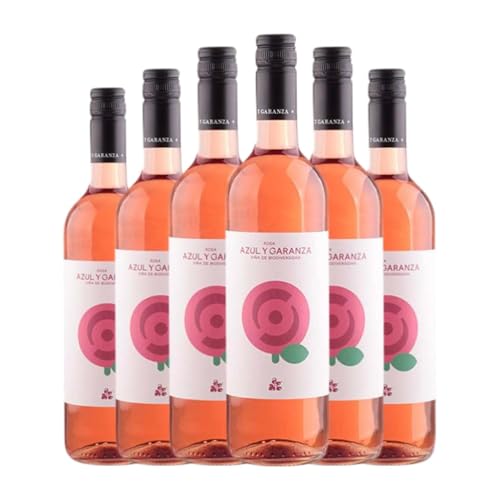 Azul y Garanza Rosa Navarra 75 cl Rosé-Wein (Karton mit 6 Flaschen von 75 cl) von Bodegas Azul y Garanza