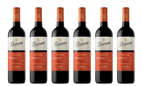 6x 0,75l - 2022er - Bodegas Beronia - Joven - Tempranillo - Rioja D.O.Ca. - Spanien - Rotwein trocken von Bodegas Beronia