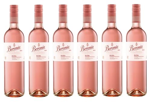 6x 0,75l - 2022er - Bodegas Beronia - Rosado - Rioja D.O.Ca. - Spanien - Rosé-Wein trocken von Bodegas Beronia