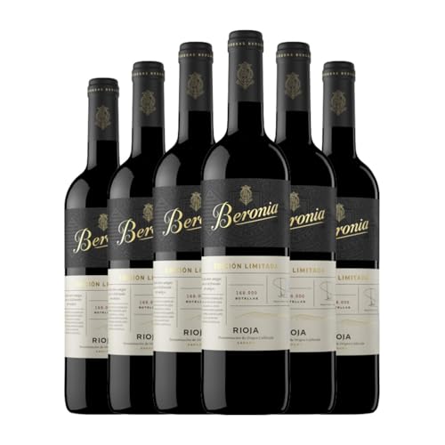 Beronia Tempranillo Rioja 75 cl Rotwein (Karton mit 6 Flaschen von 75 cl) von Bodegas Beronia