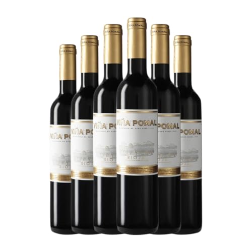 Bodegas Bilbaínas Viña Pomal Centenario Tempranillo Rioja Alterung Medium Flasche 50 cl Rotwein (Karton mit 6 Medium Flasche von 50 cl) von Bodegas Bilbaínas