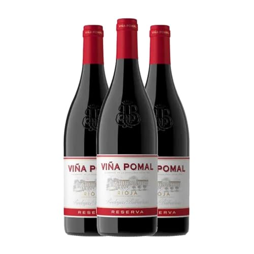 Bodegas Bilbaínas Viña Pomal Centenario Tempranillo Rioja Reserve 75 cl Rotwein (Karton mit 3 Flaschen von 75 cl) von Bodegas Bilbaínas