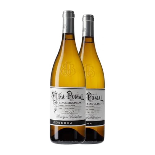 Bodegas Bilbaínas Viña Pomal Grenache Weiß Rioja 75 cl Weißwein (Karton mit 2 Flaschen von 75 cl) von Bodegas Bilbaínas