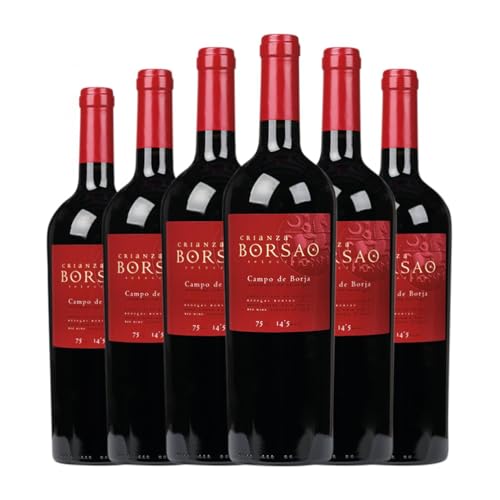 Borsao Selección Campo de Borja Alterung 75 cl Rotwein (Karton mit 6 Flaschen von 75 cl) von Bodegas Borsao