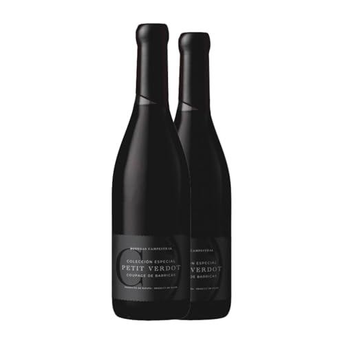 Campestral Tinto Petit Verdot Alterung 75 cl Rotwein (Karton mit 2 Flaschen von 75 cl) von Bodegas Campestral