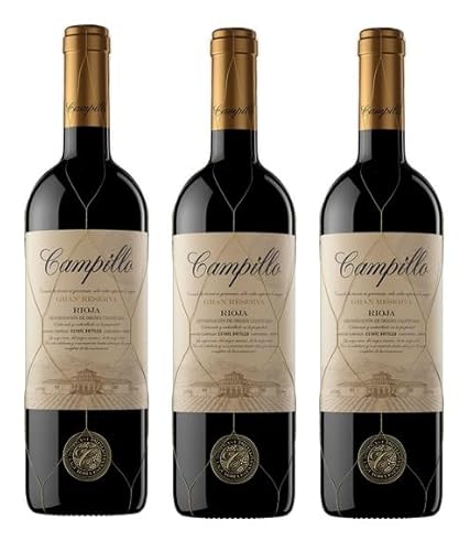 3x 0,75l - 2015er - Bodegas Campillo - Gran Reserva - Rioja D.O.Ca. - Spanien - Rotwein trocken von Bodegas Campillo