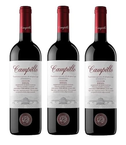 3x 0,75l - 2016er - Bodegas Campillo - Reserva Colección - Rioja D.O.Ca. - Spanien - Weißwein trocken von Bodegas Campillo