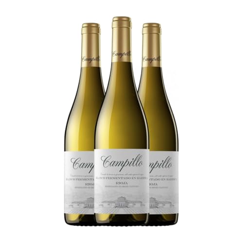 Campillo Blanc Rioja Reserve 75 cl Weißwein (Karton mit 3 Flaschen von 75 cl) von Bodegas Campillo