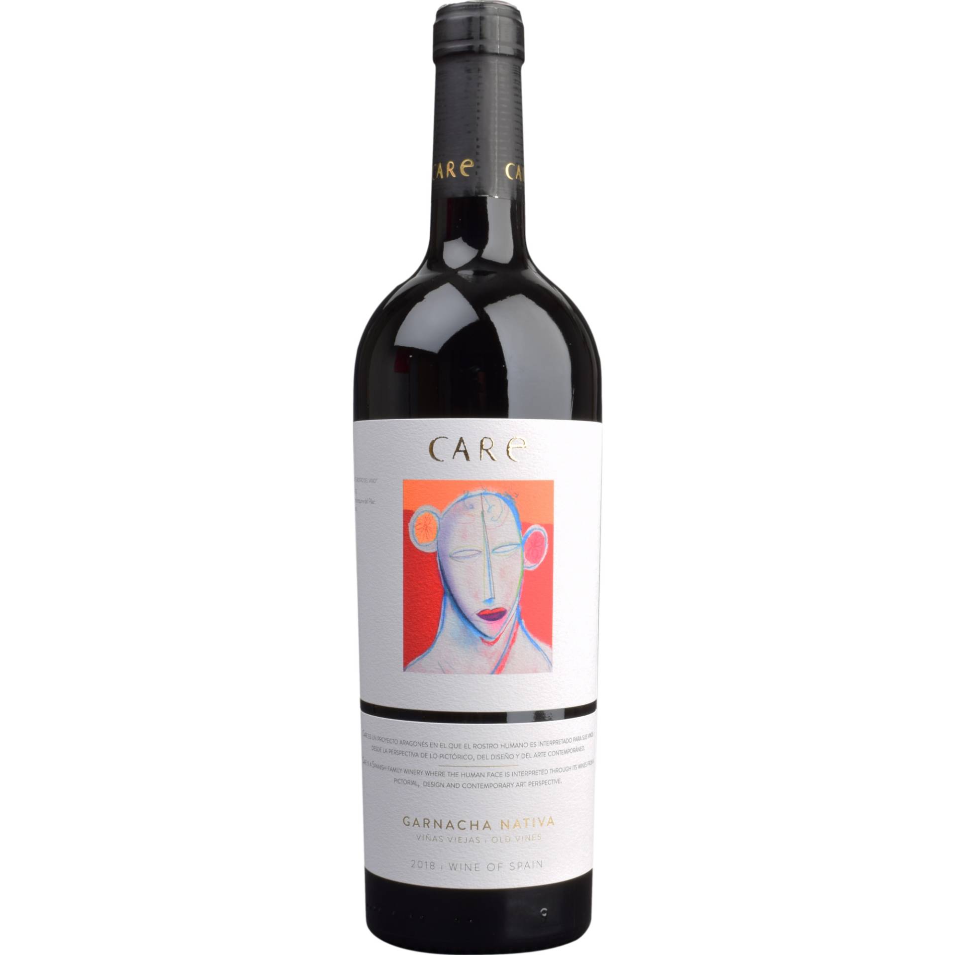 Care Garnacha Nativa, Cariñena DO, Aragonien, 2022, Rotwein von Bodegas Care / Ctra. Aguaron, 1 / E - 50400 Carinena - Zaragoza / Carinena