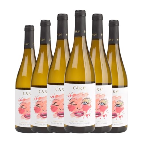 Care Muskateller Halbtrocken Halbsüß Cariñena 75 cl Weißwein (Karton mit 6 Flaschen von 75 cl) von Bodegas Care