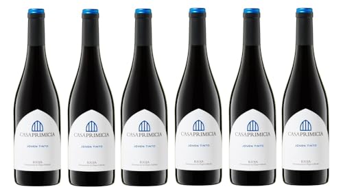 6x 0,75l - 2022er - Bodegas Casa Primicia - Joven - Tinto - Rioja D.O.Ca. - Spanien - Rotwein trocken von Bodegas Casa Primicia