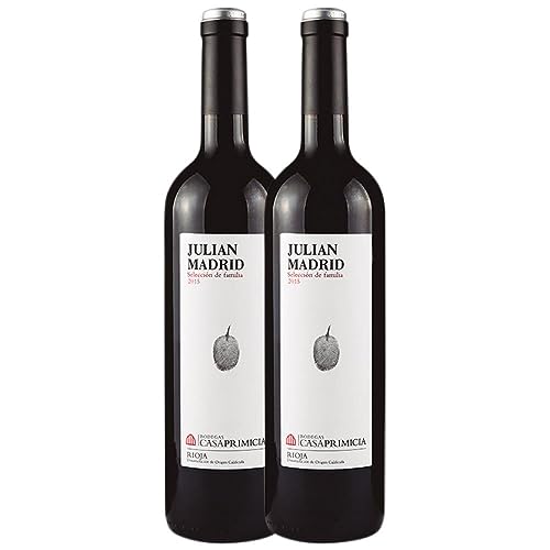 Casa Primicia Julian Madrid Selección de Familia Tempranillo Rioja 75 cl (Schachtel mit 2 Flaschen von 75 cl) von Bodegas Casa Primicia