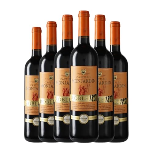 Castillo de Monjardín 185 Navarra Eiche 75 cl Rotwein (Karton mit 6 Flaschen von 75 cl) von Bodegas Castillo de Monjardín