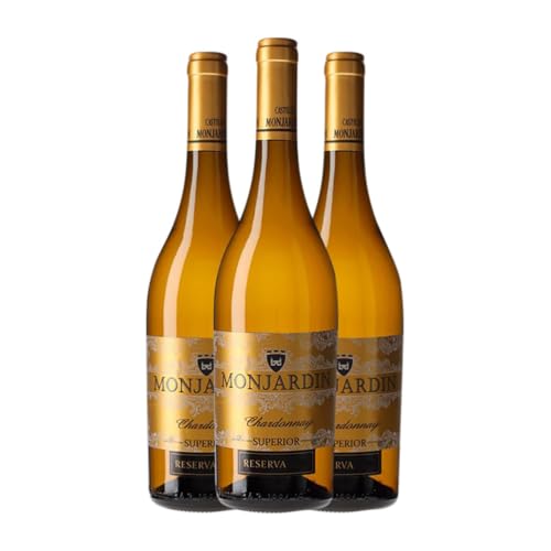 Castillo de Monjardín Chardonnay Navarra Reserve 75 cl Weißwein (Karton mit 3 Flaschen von 75 cl) von Bodegas Castillo de Monjardín