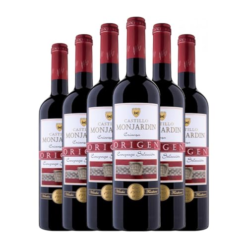 Castillo de Monjardín Coupage Selección Navarra Alterung 75 cl Rotwein (Karton mit 6 Flaschen von 75 cl) von Bodegas Castillo de Monjardín