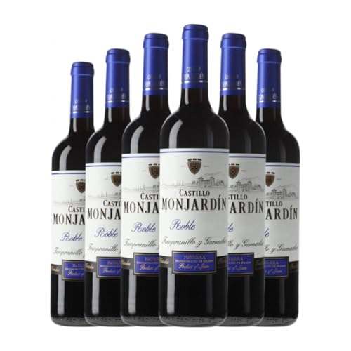 Castillo de Monjardín Tempranillo Navarra Eiche 75 cl Rotwein (Karton mit 6 Flaschen von 75 cl) von Bodegas Castillo de Monjardín