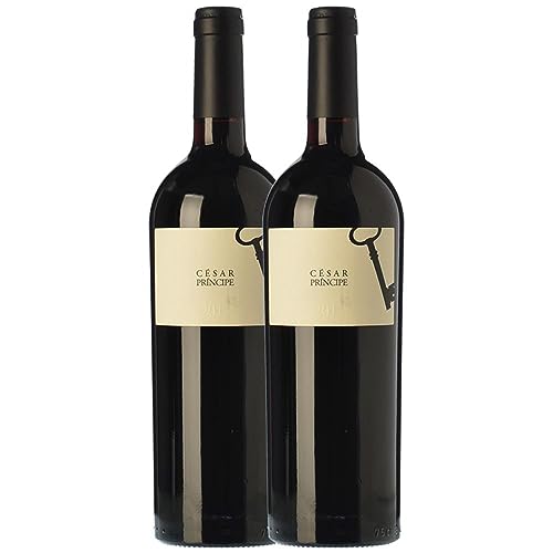 César Príncipe Tempranillo Cigales Alterung 75 cl (Schachtel mit 2 Flaschen von 75 cl) von Bodegas César Príncipe