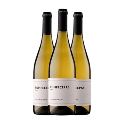 Cinco Leguas Rompecepas Blanco Vinos de Madrid 75 cl Weißwein (Karton mit 3 Flaschen von 75 cl) von Bodegas Cinco Leguas