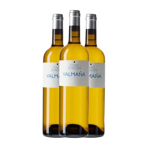 Clos d'Agon Valmaña Blanc Viognier 75 cl Weißwein (Karton mit 3 Flaschen von 75 cl) von Bodegas Clos d'Agon