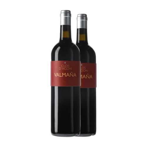 Clos d'Agon Valmaña Negre Empordà 75 cl Rotwein (Karton mit 2 Flaschen von 75 cl) von Bodegas Clos d'Agon