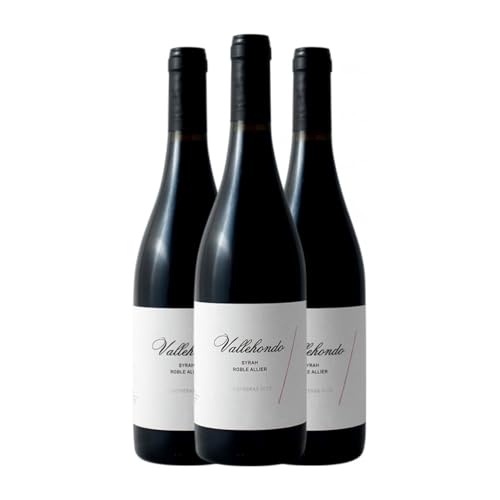 Contreras Ruiz Vallehondo Syrah Condado de Huelva 75 cl Rotwein (Karton mit 3 Flaschen von 75 cl) von Bodegas Contreras Ruiz