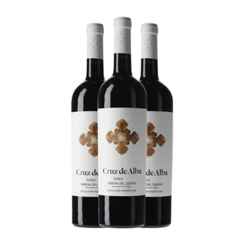 Cruz de Alba Lucero Tempranillo Ribera del Duero 75 cl Rotwein (Karton mit 3 Flaschen von 75 cl) von Bodegas Cruz de Alba