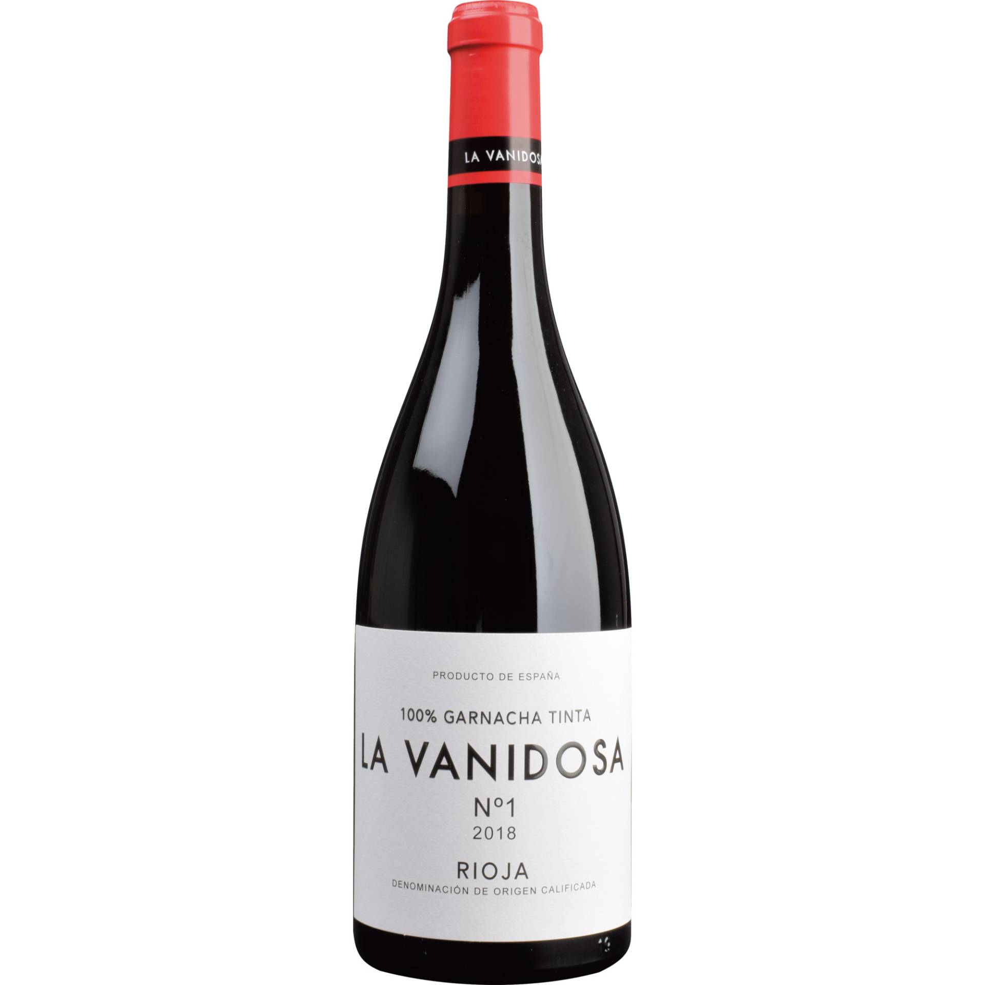 D. Mateos La Vanidosa No. 1 Rioja Garnacha, Rioja DOCa, Rioja, 2018, Rotwein von Bodegas D. Mateos SL / Camino de Los Agudos, S/N / E - 26559 Aldeanueva de Ebro / Rioja