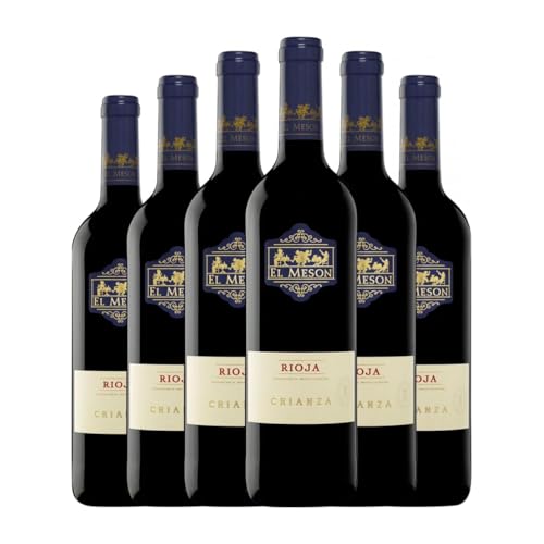 El Mesón Tempranillo Cigales Alterung 75 cl Rotwein (Karton mit 6 Flaschen von 75 cl) von Bodegas El Mesón