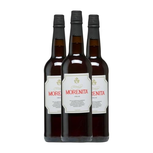 Cremelikör Emilio Hidalgo Morenita Sherry Cream 75 cl (Karton mit 3 Flaschen von 75 cl) von Bodegas Emilio Hidalgo