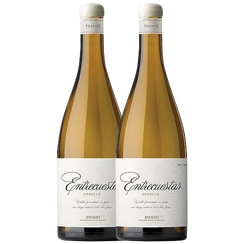 Estefanía Tilenus Entrecuestas Godello Bierzo 75 cl (Schachtel mit 2 Flaschen von 75 cl) von Bodegas Estefanía