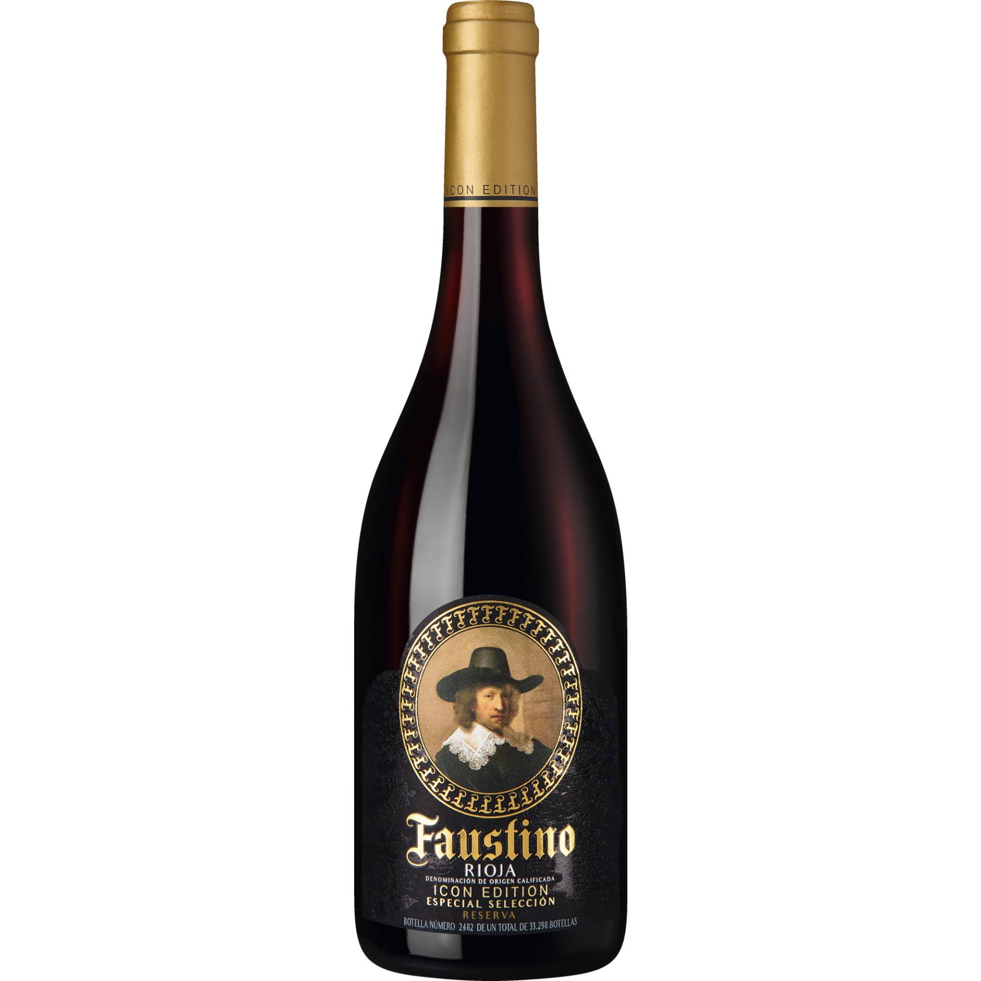 Faustino Icon Edition Rioja Reserva Especial, Rioja DOCa, Rioja, 2017, Rotwein von Bodegas Faustino S.L.,01320,Oyon Alava,Spanien