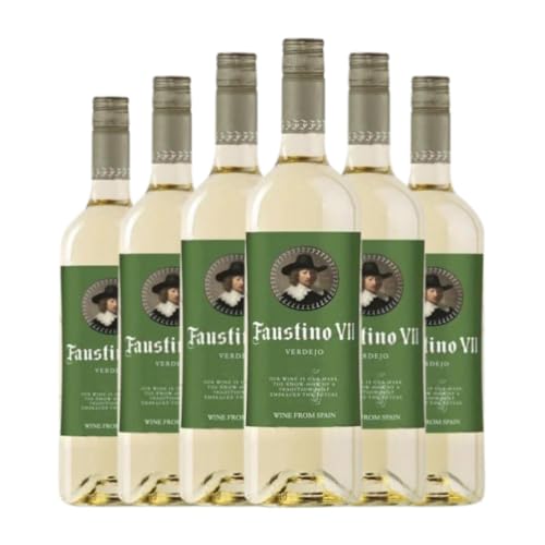 Faustino VII Verdejo Rioja Jung 75 cl Weißwein (Karton mit 6 Flaschen von 75 cl) von Bodegas Faustino