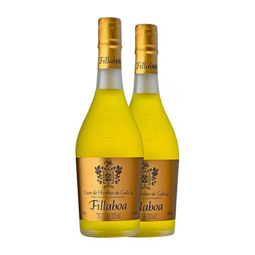 Kräuterlikör Fillaboa Albariño Medium Flasche 50 cl (Karton mit 2 Medium Flasche von 50 cl) von Bodegas Fillaboa