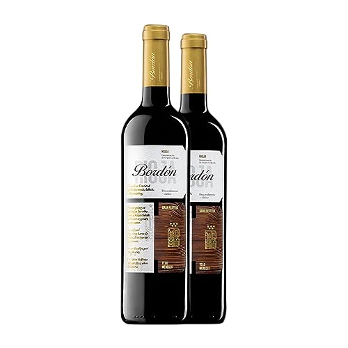 Bodegas Franco Españolas Bordón Rioja Große Reserve 75 cl (Schachtel mit 2 Flaschen von 75 cl)