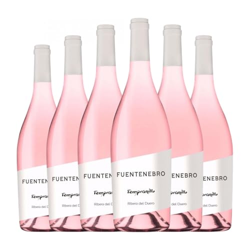 Viña Fuentenarro Rosado Tempranillo Ribera del Duero 75 cl Rosé-Wein (Karton mit 6 Flaschen von 75 cl) von Bodegas Fuentenarro