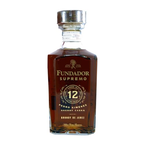 Brandy Pedro Domecq Fundador Supremo Jerez-Xérès-Sherry 12 Jahre 70 cl von Bodegas Fundador Pedro Domecq