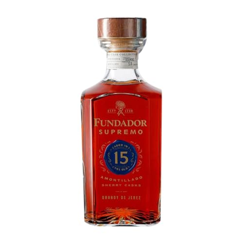 Brandy Pedro Domecq Fundador Supremo Jerez-Xérès-Sherry 15 Jahre 70 cl von Bodegas Fundador Pedro Domecq