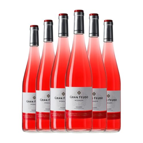 Gran Feudo Rosado Grenache Navarra 75 cl Rosé-Wein (Karton mit 6 Flaschen von 75 cl) von Bodegas Gran Feudo