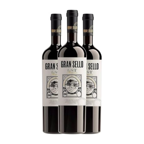 Gran Sello Excellence La Mancha 75 cl Rotwein (Karton mit 3 Flaschen von 75 cl) von Bodegas Gran Sello