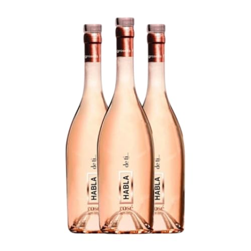 Habla de Ti Rose Jung 75 cl Rosé-Wein (Karton mit 3 Flaschen von 75 cl) von Bodegas Habla