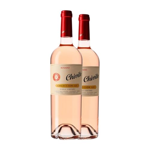 Chivite Colección 125 Rosado Navarra 75 cl Rosé-Wein (Karton mit 2 Flaschen von 75 cl) von Bodegas J. Chivite Family Estates