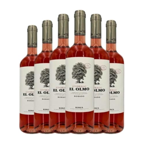 La Eralta Hacienda el Olmo Rosat Rioja Jung 75 cl Rosé-Wein (Karton mit 6 Flaschen von 75 cl) von Bodegas La Eralta