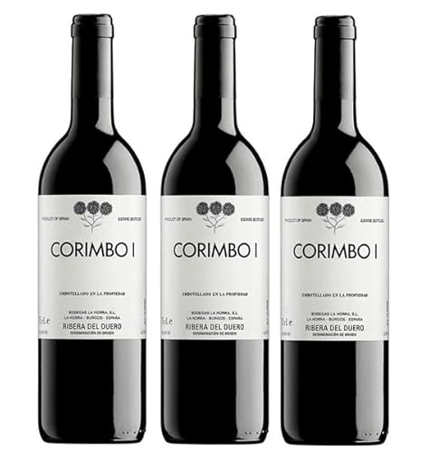 3x 0,75l - 2017er - Bodegas La Horra - Corimbo I - Ribera del Duero D.O.P. - Spanien - Rotwein trocken von Bodegas La Horra