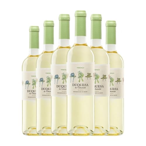 Lan Duquesa de Valladolid Verdejo Rueda 75 cl Weißwein (Karton mit 6 Flaschen von 75 cl) von Bodegas Lan