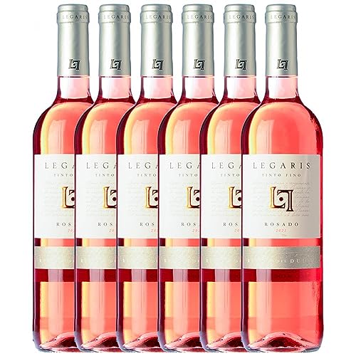 Legaris Rosado Tempranillo Ribera del Duero Jung 75 cl (Schachtel mit 6 Flaschen von 75 cl) von Bodegas Legaris