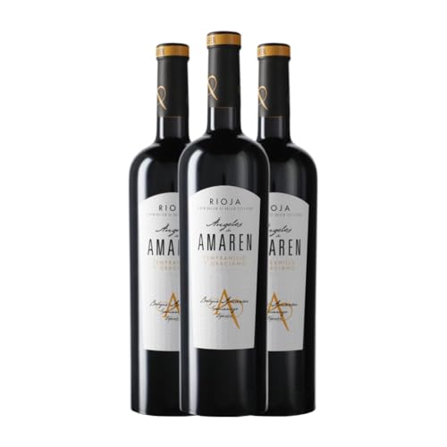 Luis Cañas Ángeles de Amaren Rioja Alterung 75 cl Rotwein (Karton mit 3 Flaschen von 75 cl) von Bodegas Luis Cañas