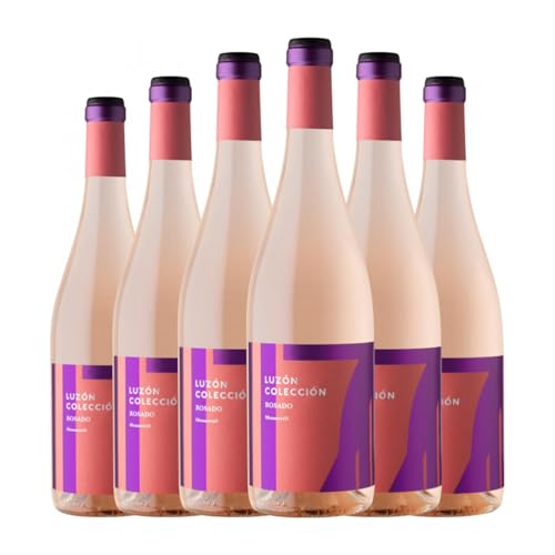 Luzón Colección Rosado Monastrell Jumilla 75 cl Rosé-Wein (Karton mit 6 Flaschen von 75 cl) von Bodegas Luzón