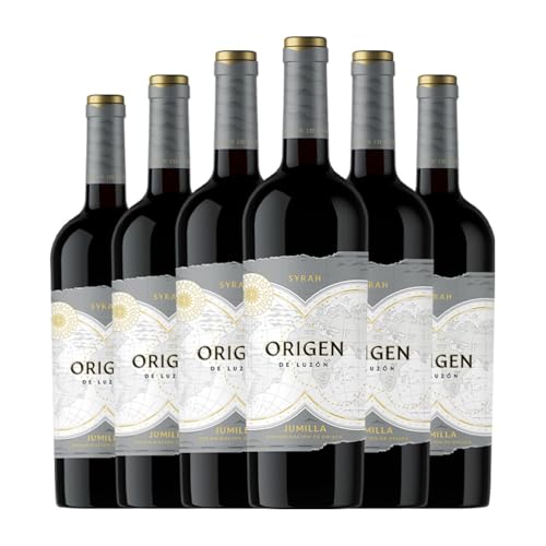 Luzón Origen Syrah Jumilla 75 cl Rotwein (Karton mit 6 Flaschen von 75 cl) von Bodegas Luzón