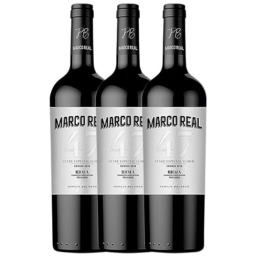 Marco Real Cuvée Especial 47 Rioja Alterung 75 cl (Schachtel mit 3 Flaschen von 75 cl) von Bodegas Marco Real