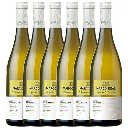 Marco Real Pequeñas Producciones Chardonnay Navarra Alterung 75 cl (Schachtel mit 6 Flaschen von 75 cl) von Bodegas Marco Real